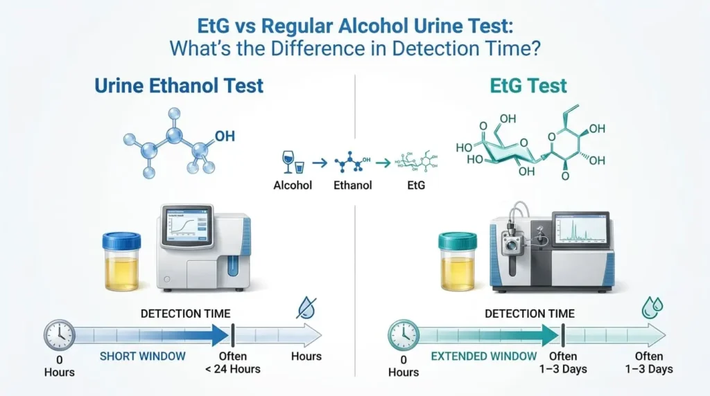 EtG vs regular alcohol urine test