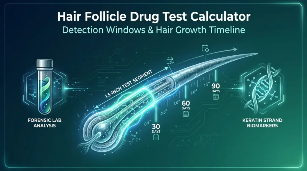 hair follicle drug test calculator