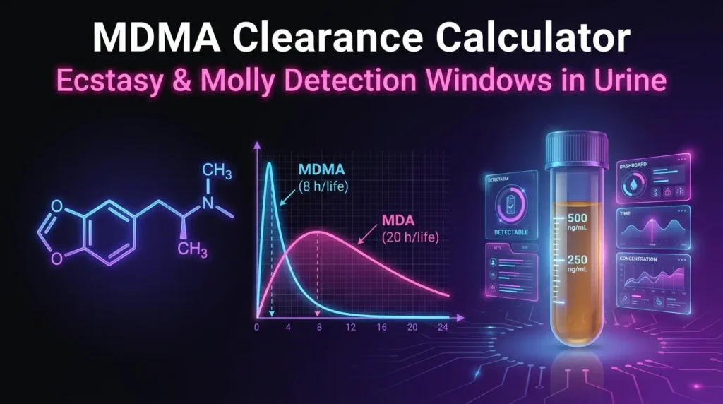mdma clearance calculator