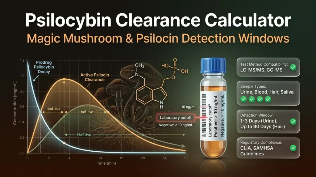 psilocybin clearance calculator