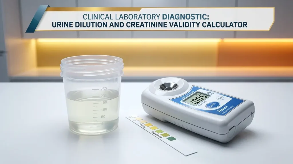 urine dilution calculator